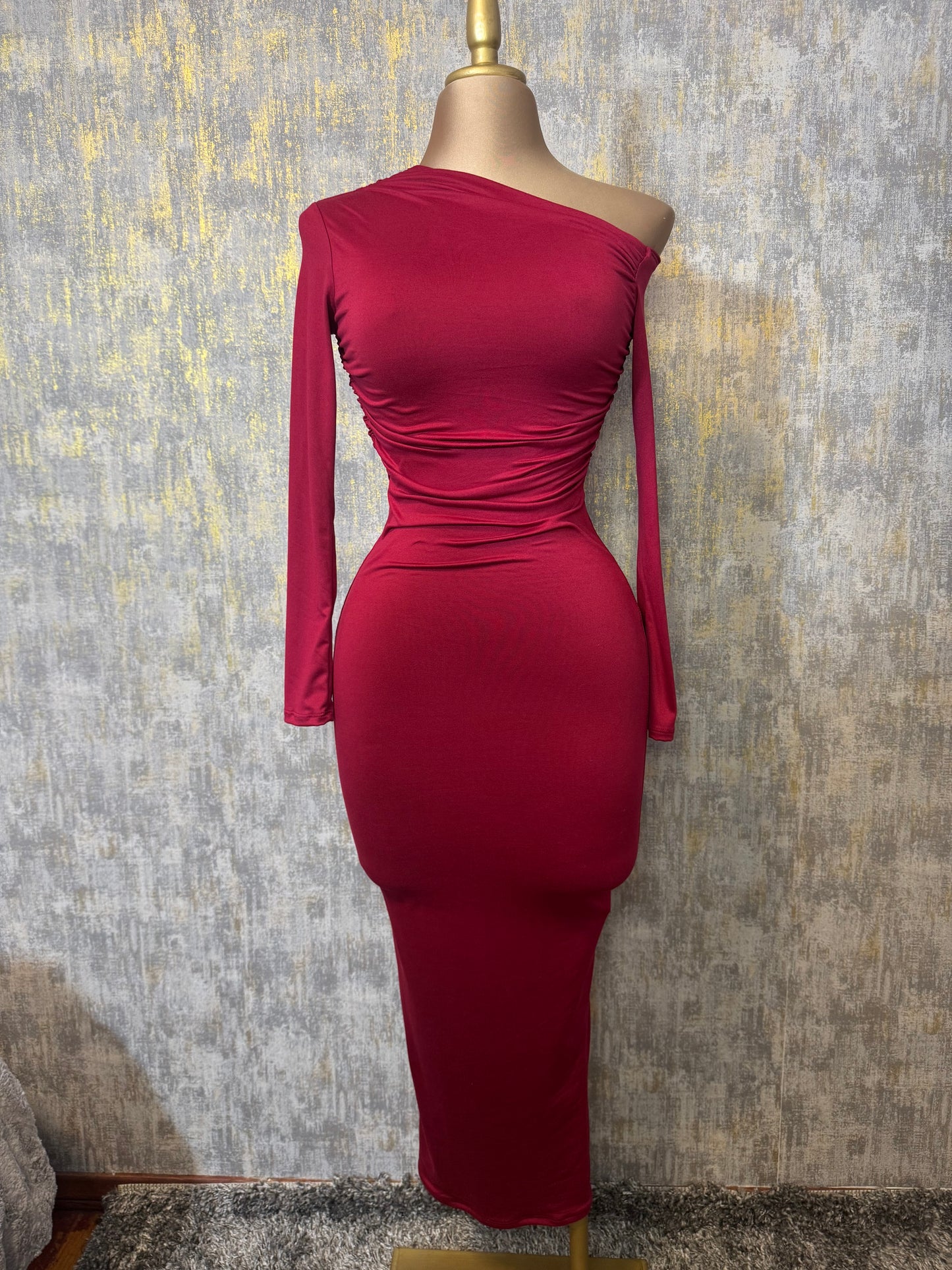 Burgandy dress