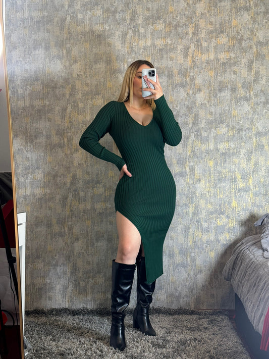 Sara green dress